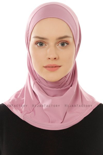 Micro Plain- Lilla One-Piece Hijab