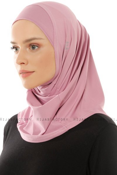 Micro Plain- Lilla One-Piece Hijab