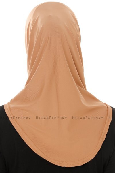 Micro Plain- Karamell One-Piece Hijab