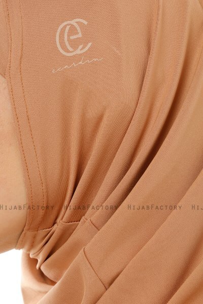 Micro Plain- Karamell One-Piece Hijab