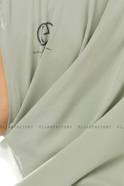 Micro Plain- Grøn One-Piece Hijab