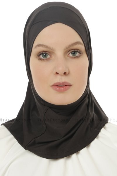Micro Cross - Sort One-Piece Hijab