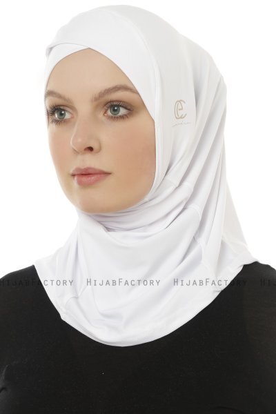 Micro Cross - Hvid One-Piece Hijab