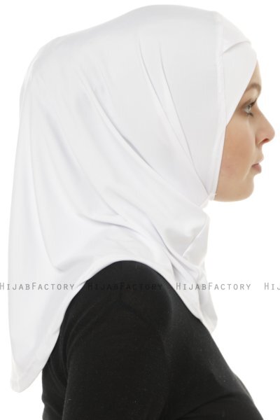 Micro Cross - Hvid One-Piece Hijab