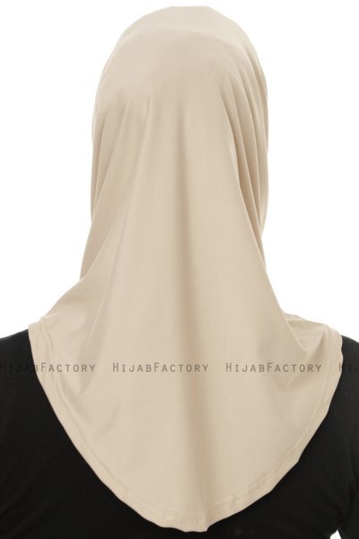 Micro Cross- Lys Taupe One-Piece Hijab