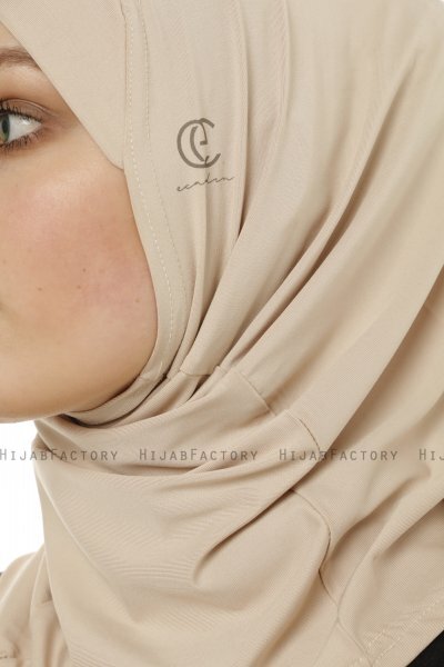 Micro Cross- Lys Taupe One-Piece Hijab