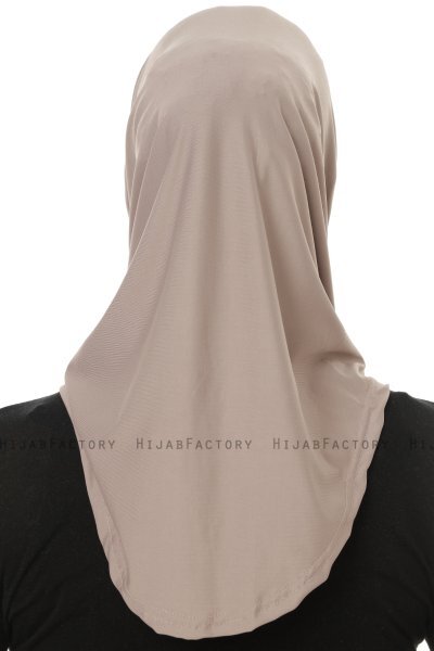 Micro Cross - Stengrå One-Piece Hijab