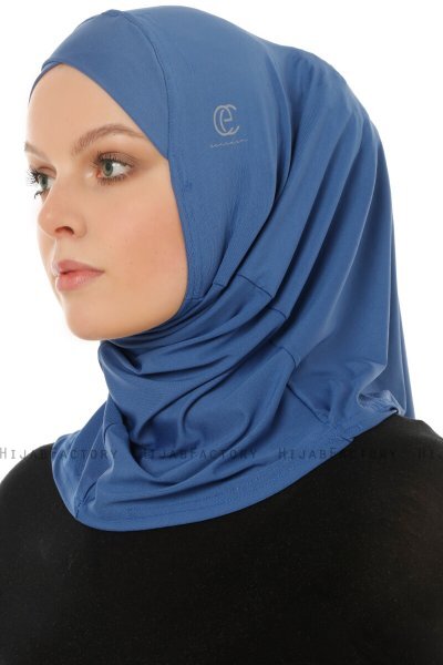 Micro Cross - Lyseblå One-Piece Hijab