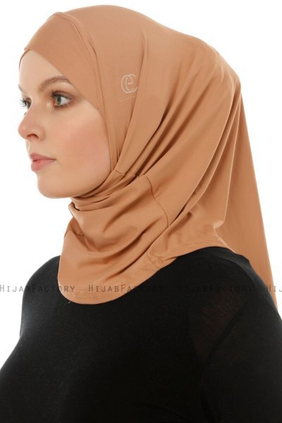 Micro Cross - Karamell One-Piece Hijab