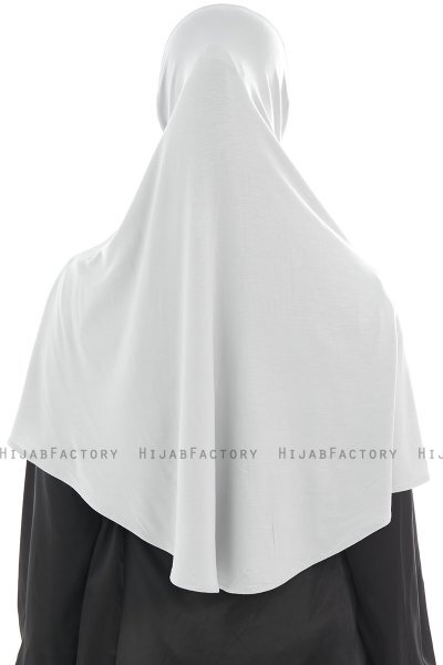 Ajda - Lysegrå Lynlås Hijab