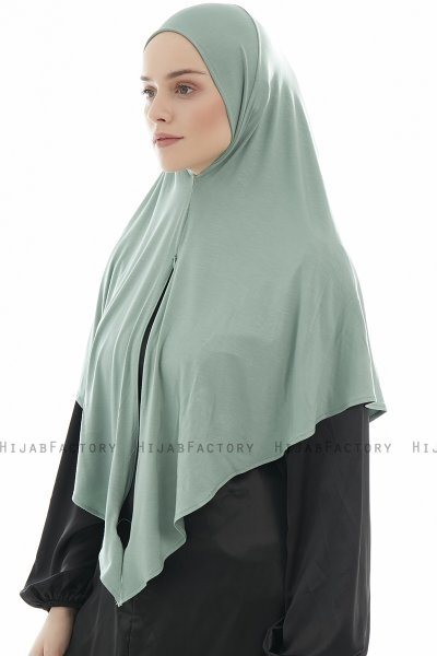 Ajda - Grøn Lynlås Hijab