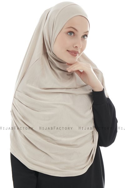Roxelana - Lys Taupe Lang Al Amira Hijab