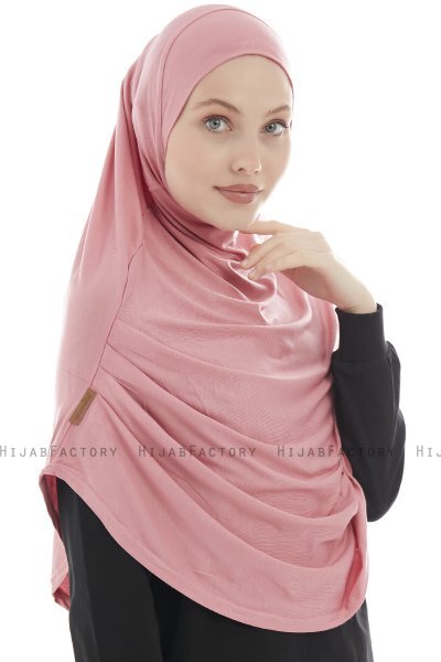 Roxelana - Mørkrosa Lang Al Amira Hijab