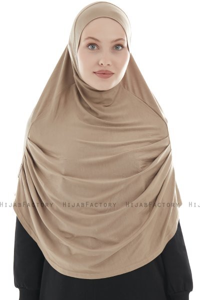 Roxelana - Lysebrun Lang Al Amira Hijab