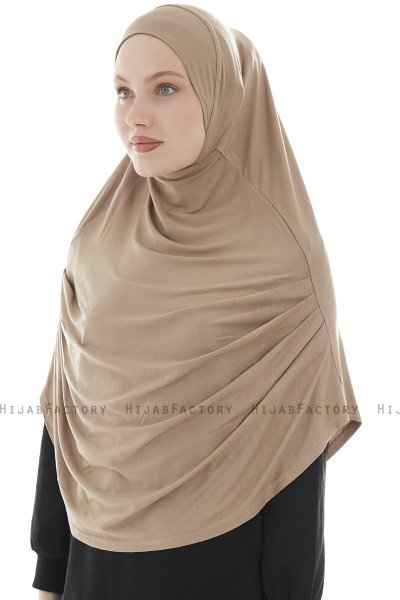 Roxelana - Lysebrun Lang Al Amira Hijab
