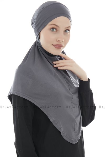 Sefa - Mørkegrå One-Piece Al Amira Hijab