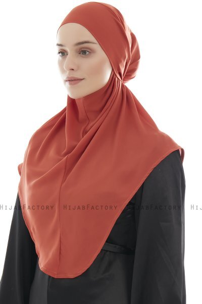 Ebrar - Murstensrød Crepe Chiffon Al Amira Hijab