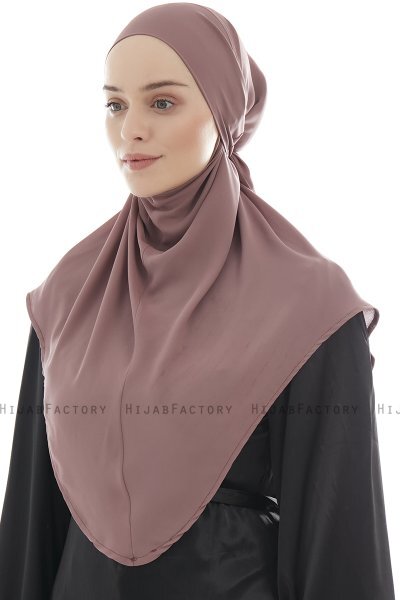 Ebrar - Blomme Crepe Chiffon Al Amira Hijab
