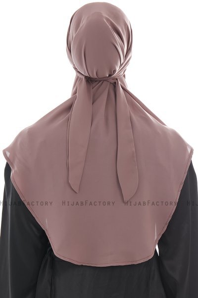 Ebrar - Blomme Crepe Chiffon Al Amira Hijab