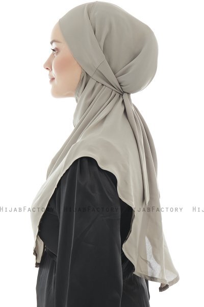 Ebrar - Sand Crepe Chiffon Al Amira Hijab