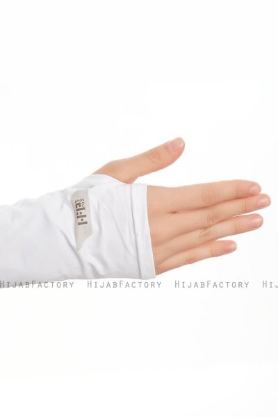 Azize - Hvid Pro Scarf Sport Hijab Set