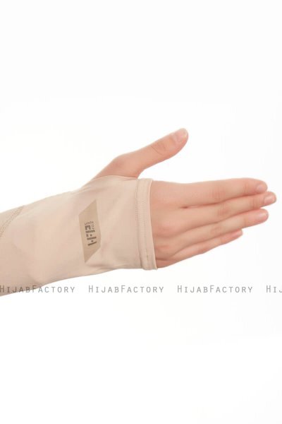 Azize - Lys Taupe Pro Scarf Sport Hijab Set