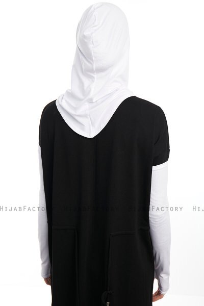 Bayda - Hvid Pro Sport Hijab Set
