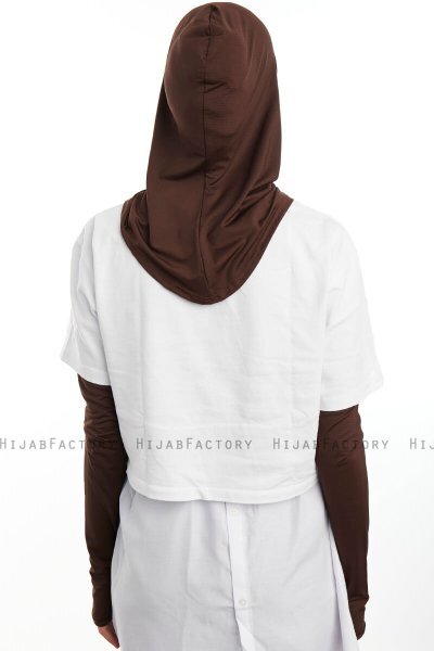 Bayda - Brun Pro Sport Hijab Set