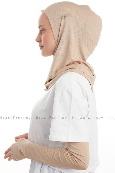 Bayda - Lys Taupe Pro Sport Hijab Set