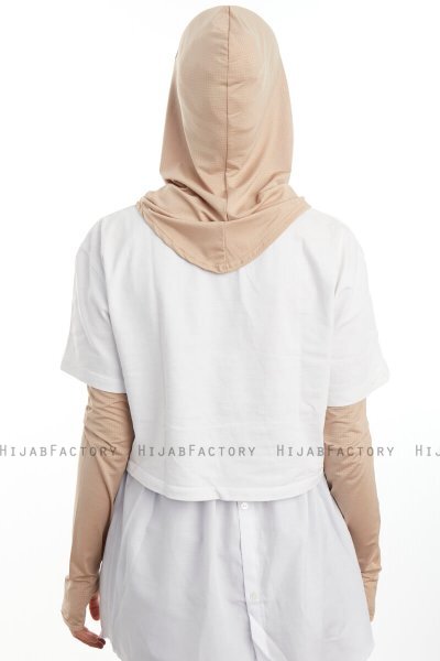 Bayda - Lys Taupe Pro Sport Hijab Set