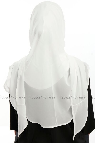 Eylem - Creme One Piece Chiffon Hijab