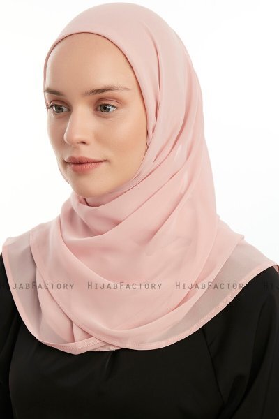 Eylem - Gammelrosa One Piece Chiffon Hijab