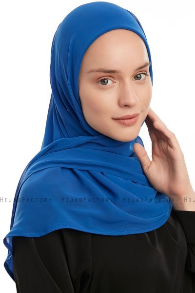 Eylem - Blå One Piece Chiffon Hijab