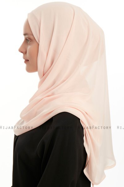 Eylem - Aprikos One Piece Chiffon Hijab