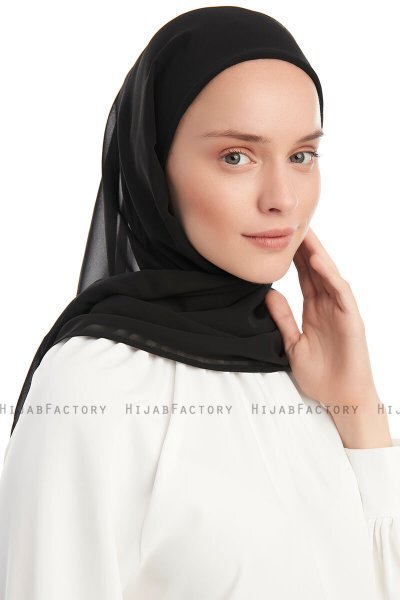 Sahar - Sort One Piece Chiffon Hijab