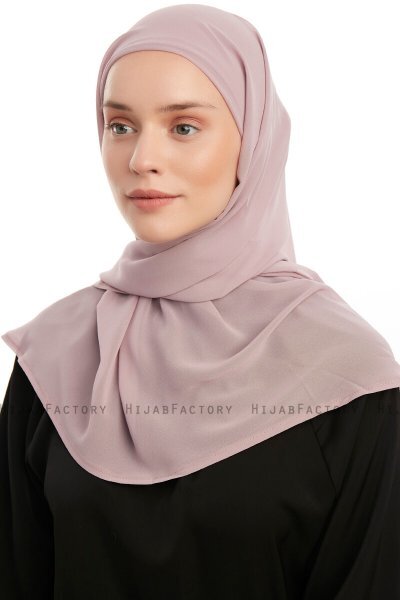 Sahar - Lilla One Piece Chiffon Hijab