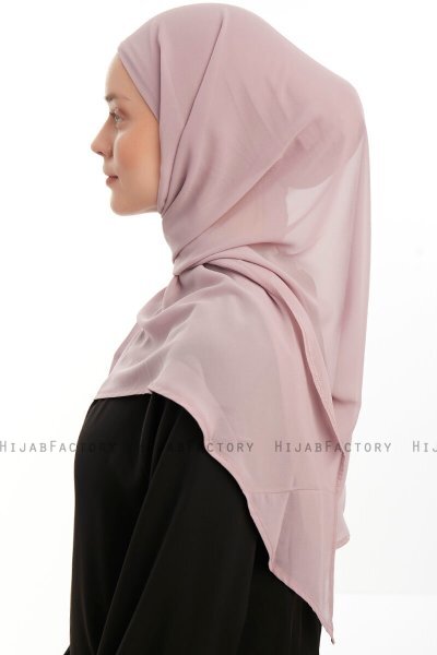 Sahar - Lilla One Piece Chiffon Hijab