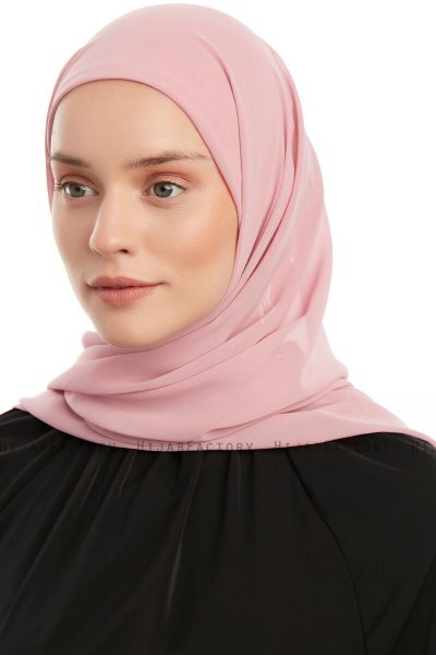 Sahar - Mørkrosa One Piece Chiffon Hijab