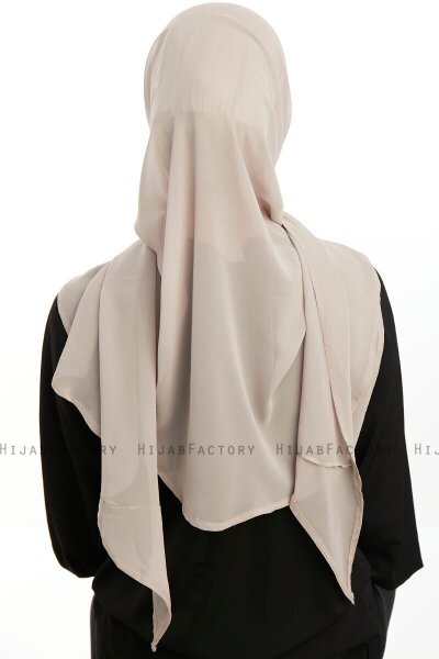 Sahar - Sand One Piece Chiffon Hijab