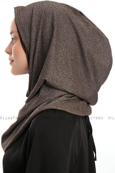 Taliah - Brun One Piece Hijab