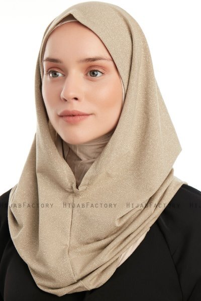 Taliah - Beige One Piece Hijab