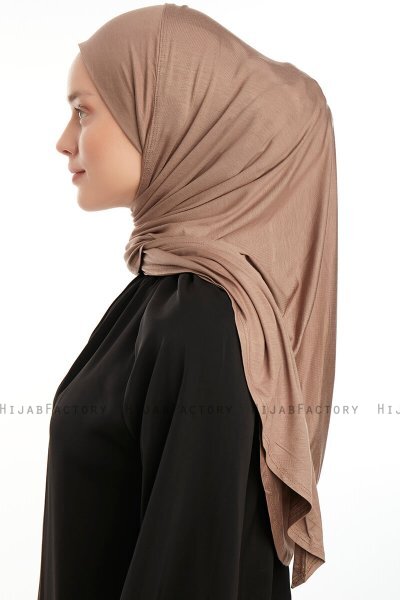 Vesile - Mørk Taupe One-Piece Hijab