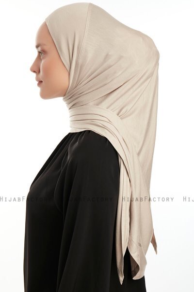 Vesile - Lys Taupe One-Piece Hijab