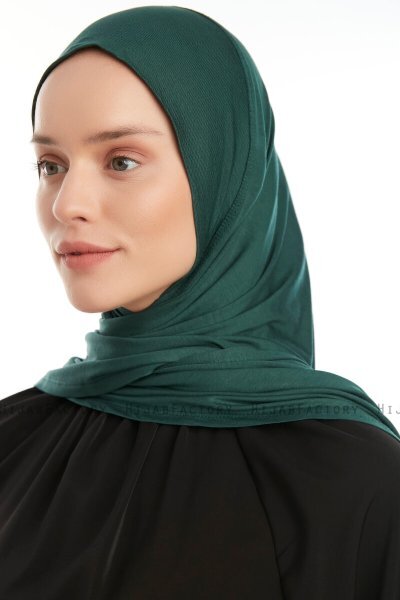 Vesile - Mørkegrøn One-Piece Hijab