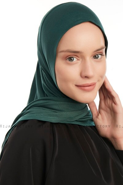Vesile - Mørkegrøn One-Piece Hijab