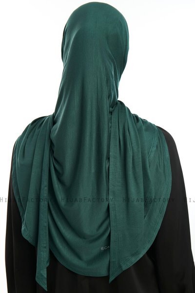 Vesile - Mørkegrøn One-Piece Hijab