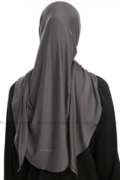 Vesile - Mørkegrå One-Piece Hijab