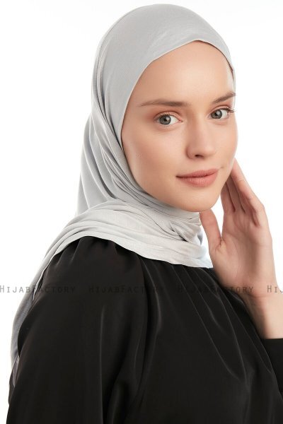 Vesile - Lysegrå One-Piece Hijab
