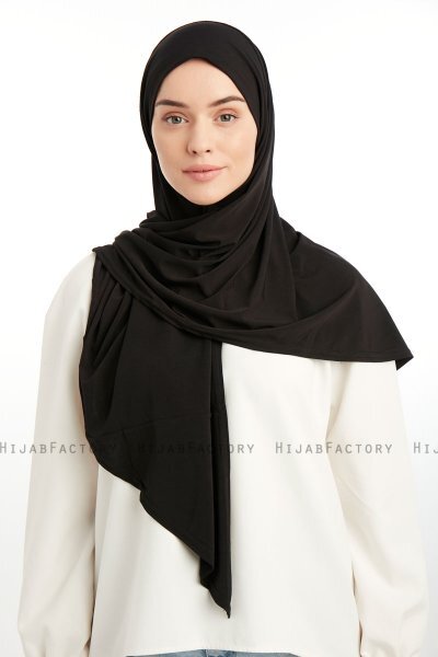 Nermin - Sort Sandy Scarfs Hijab