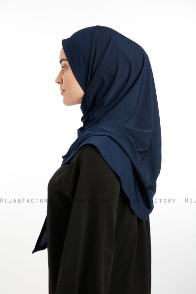 Nermin - Marine Blå Sandy Scarfs Hijab